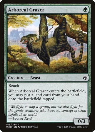 Arboreal Grazer [War of the Spark] | Magic Magpie
