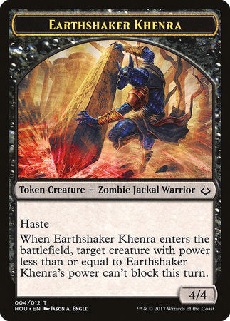 Earthshaker Khenra Token [Hour of Devastation Tokens] | Magic Magpie