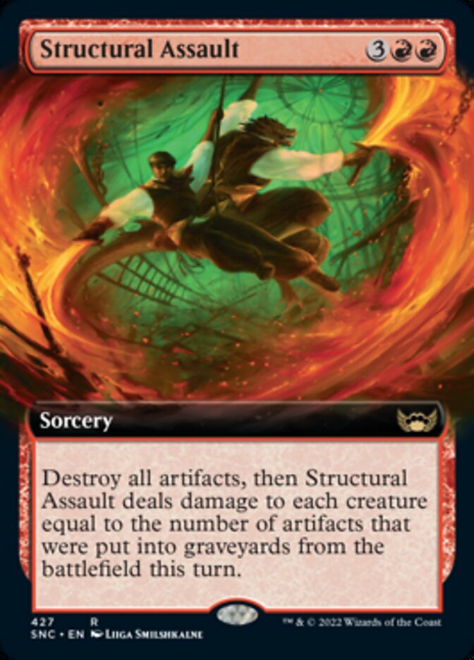 Structural Assault (Extended Art) [Streets of New Capenna] | Magic Magpie