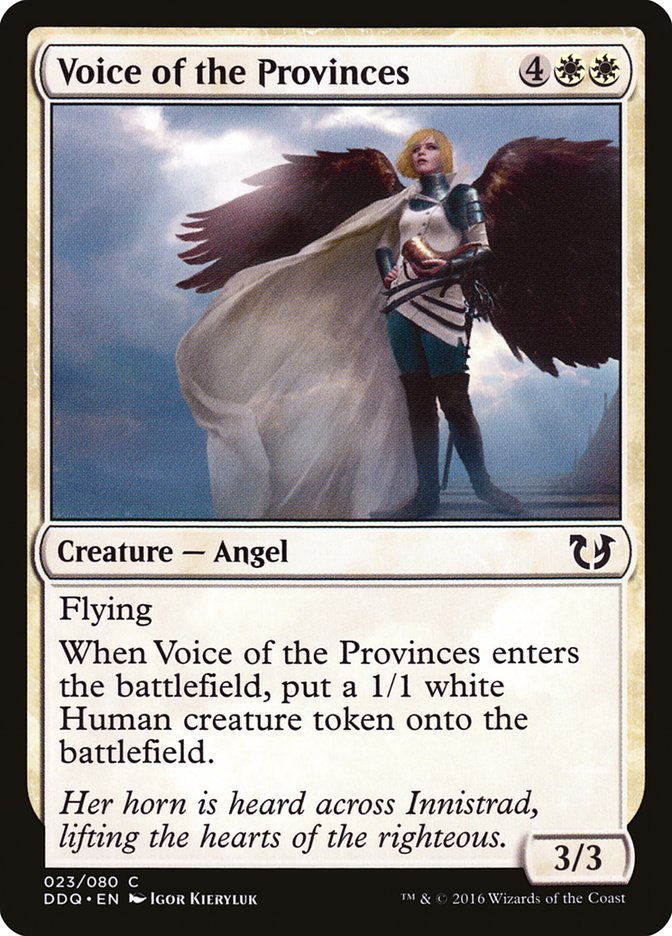 Voice of the Provinces [Duel Decks: Blessed vs. Cursed] | Magic Magpie