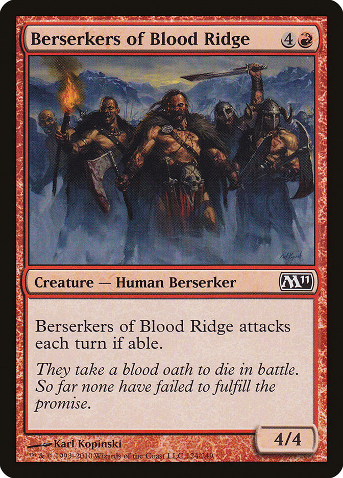 Berserkers of Blood Ridge [Magic 2011] | Magic Magpie