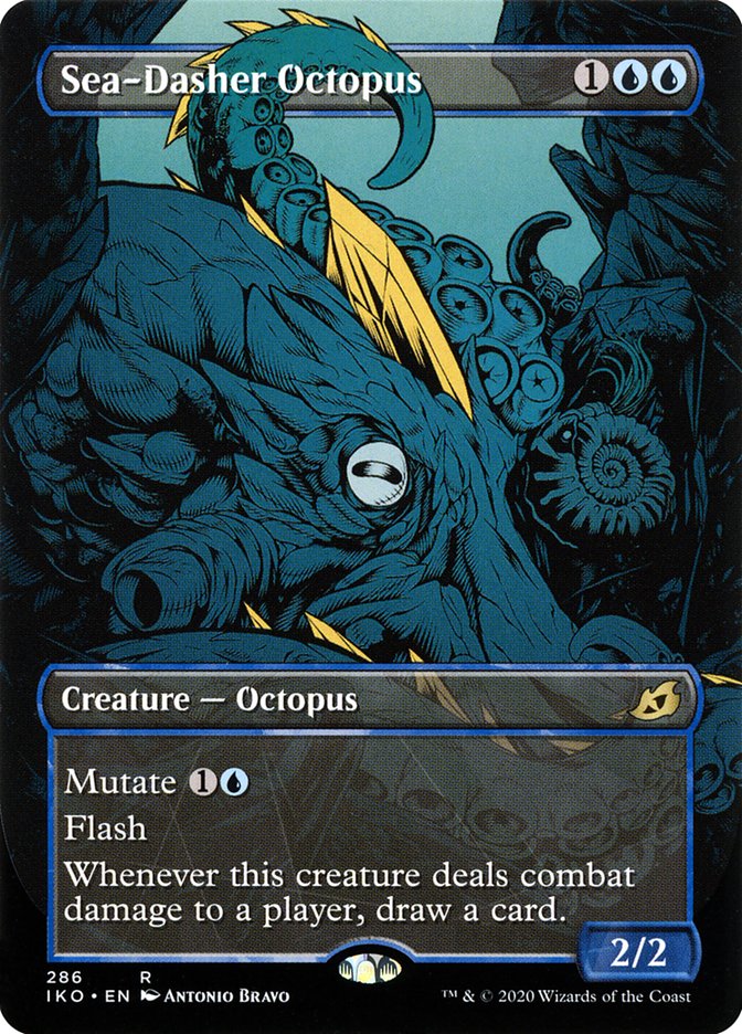 Sea-Dasher Octopus (Showcase) [Ikoria: Lair of Behemoths] | Magic Magpie