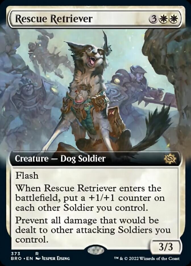 Rescue Retriever (Extended Art) [The Brothers' War] | Magic Magpie