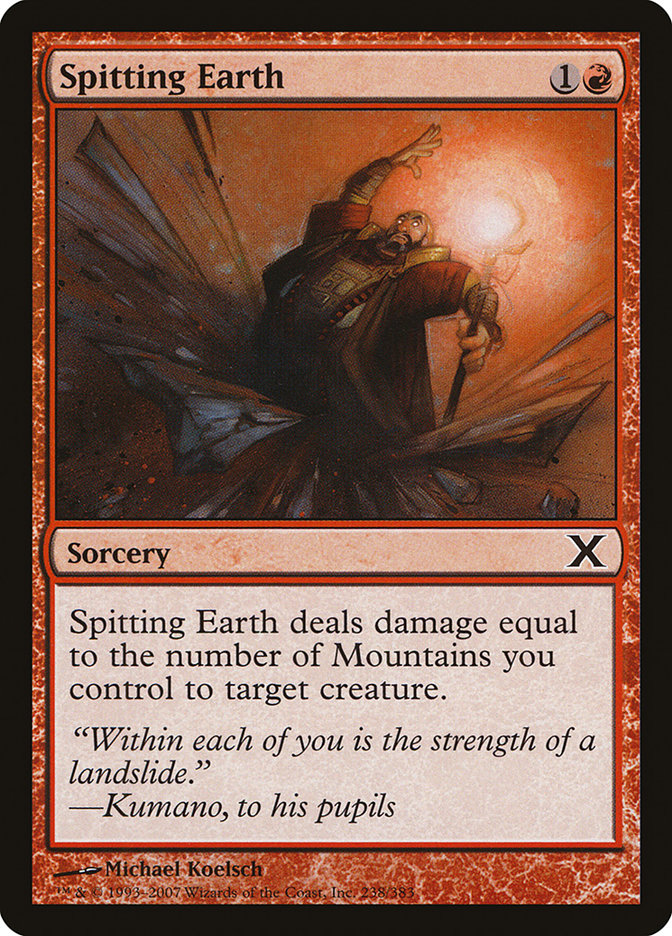 Spitting Earth [Tenth Edition] | Magic Magpie
