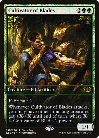 Cultivator of Blades [Kaladesh Promos] | Magic Magpie