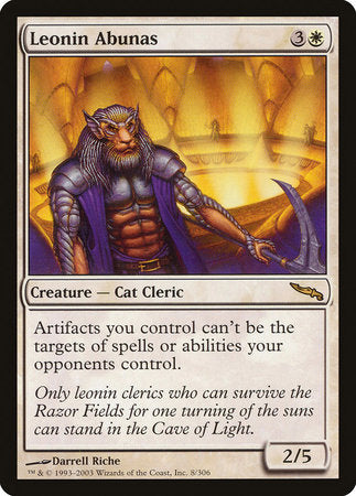 Leonin Abunas [Mirrodin] | Magic Magpie