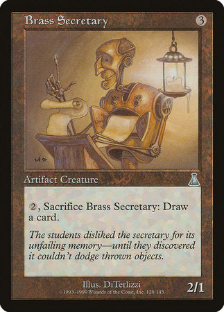 Brass Secretary [Urza's Destiny] | Magic Magpie