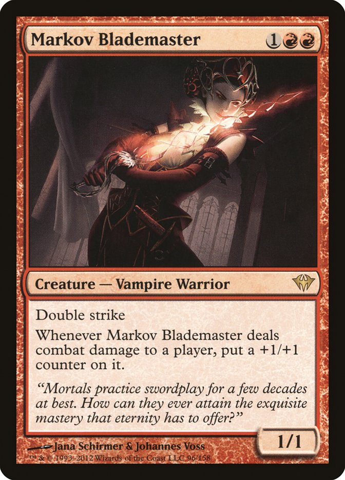 Markov Blademaster [Dark Ascension] | Magic Magpie