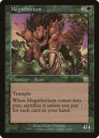 Megatherium [Mercadian Masques] | Magic Magpie