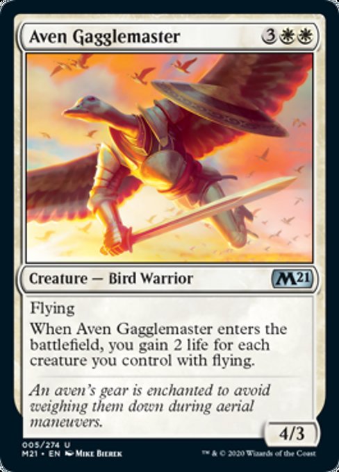 Aven Gagglemaster [Core Set 2021] | Magic Magpie