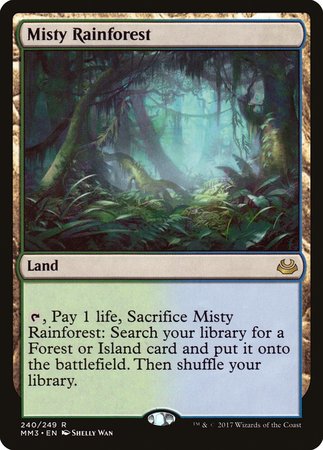 Misty Rainforest [Modern Masters 2017] | Magic Magpie