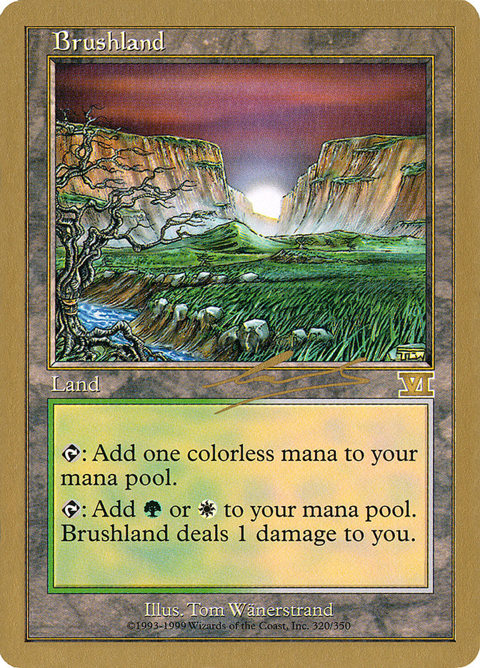 Brushland (Nicolas Labarre) [World Championship Decks 2000] | Magic Magpie