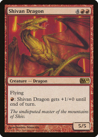 Shivan Dragon [Magic 2010] | Magic Magpie