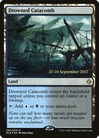 Drowned Catacomb [Ixalan Promos] | Magic Magpie