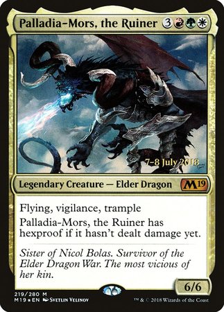 Palladia-Mors, the Ruiner [Core Set 2019 Promos] | Magic Magpie