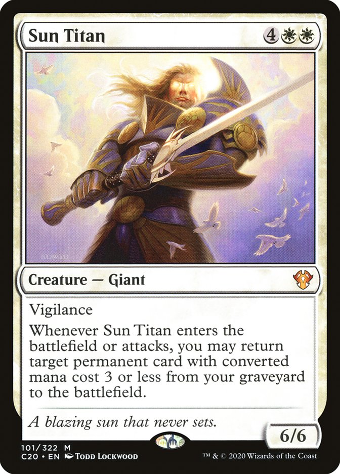 Sun Titan [Commander 2020] | Magic Magpie
