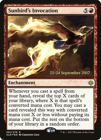 Sunbird's Invocation [Ixalan Promos] | Magic Magpie