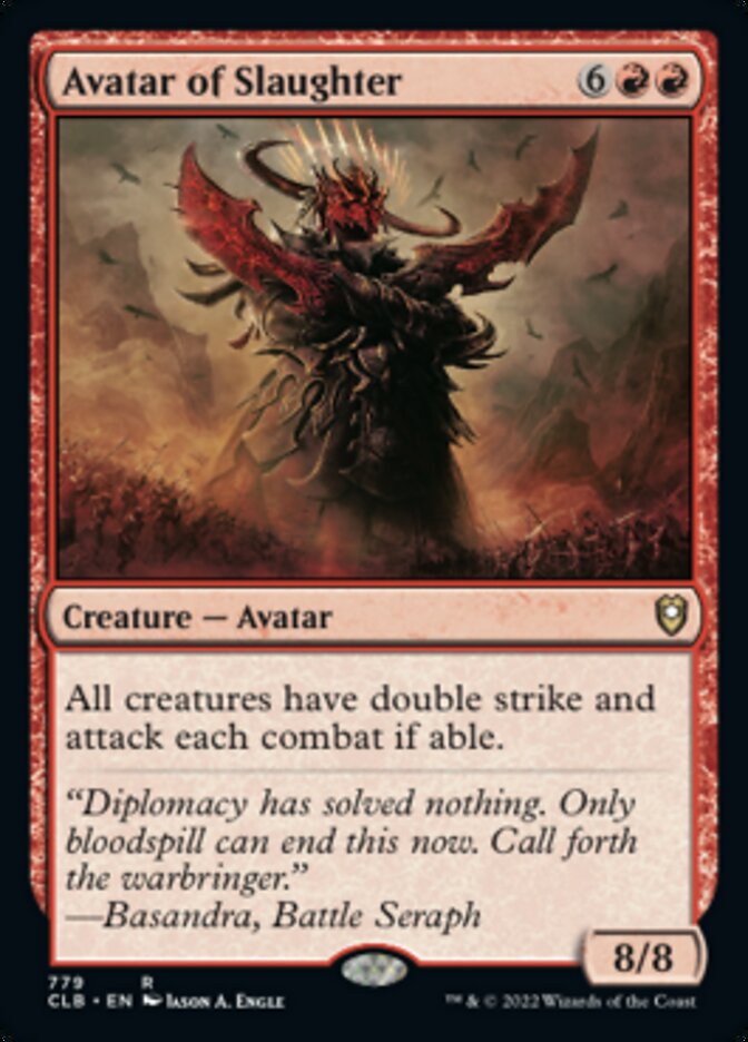 Avatar of Slaughter [Commander Legends: Battle for Baldur's Gate] | Magic Magpie