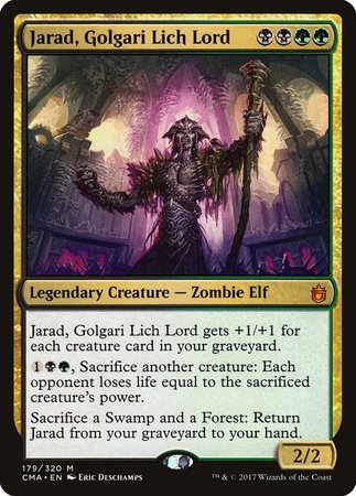 Jarad, Golgari Lich Lord [Commander Anthology] | Magic Magpie