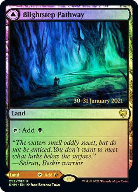 Blightstep Pathway // Searstep Pathway  [Kaldheim Prerelease Promos] | Magic Magpie