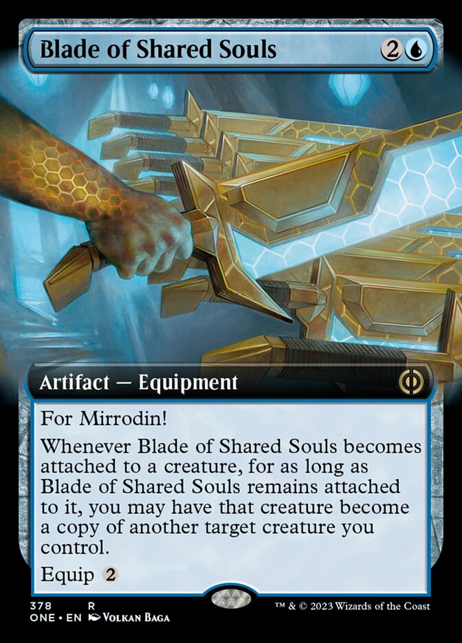 Blade of Shared Souls (Extended Art) [Phyrexia: All Will Be One] | Magic Magpie