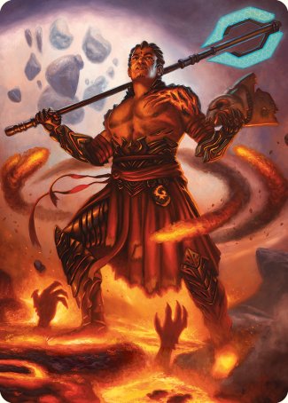 Koth, Fire of Resistance Art Card [Phyrexia: All Will Be One Art Series] | Magic Magpie