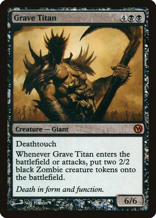 Grave Titan [Duels of the Planeswalkers Promos 2011] | Magic Magpie