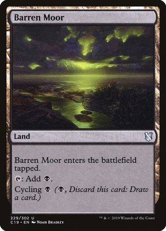 Barren Moor [Commander 2019] | Magic Magpie