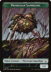 Monk // Phyrexian Saproling Double-Sided Token [March of the Machine Tokens] | Magic Magpie
