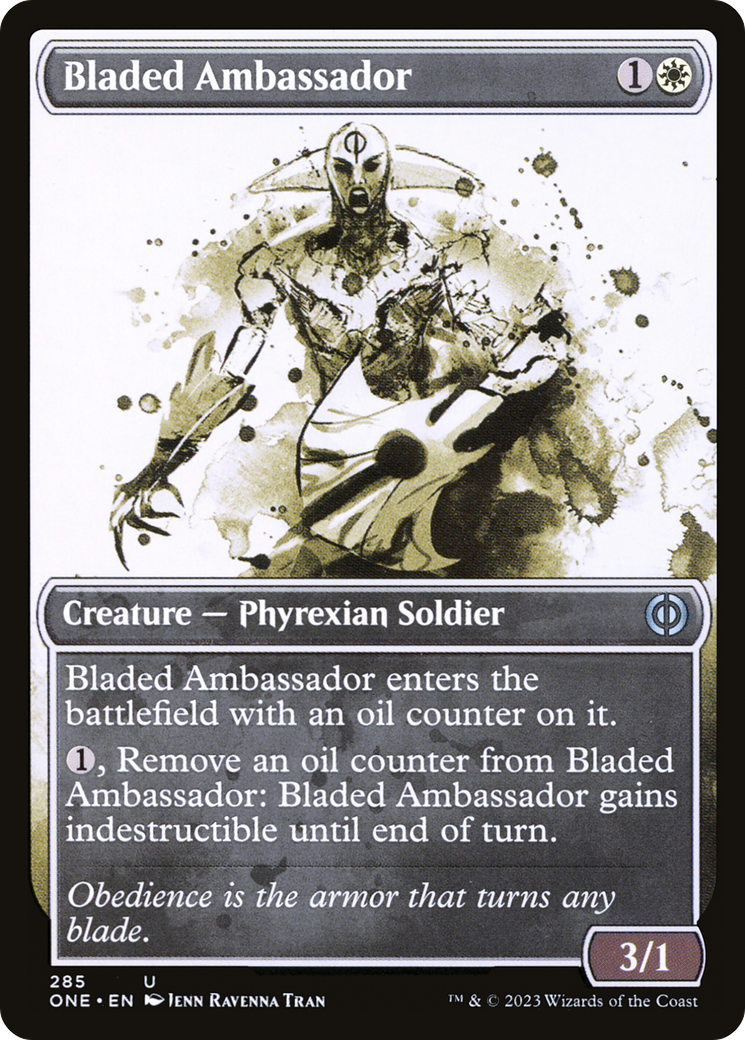 Bladed Ambassador (Showcase Ichor) [Phyrexia: All Will Be One] | Magic Magpie