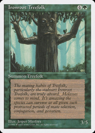 Ironroot Treefolk [Fourth Edition] | Magic Magpie