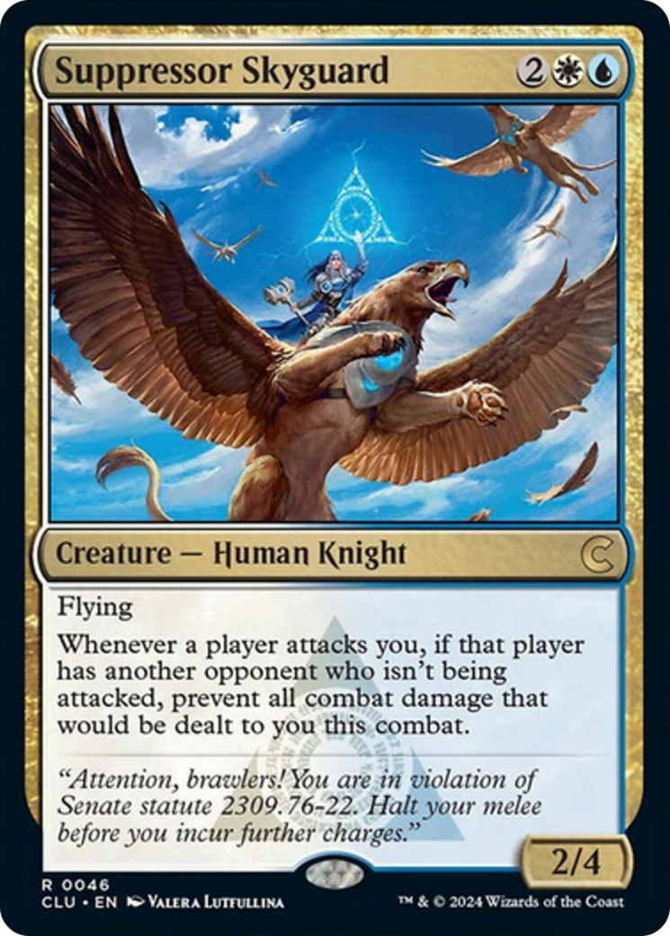 Suppressor Skyguard [Ravnica: Clue Edition] | Magic Magpie