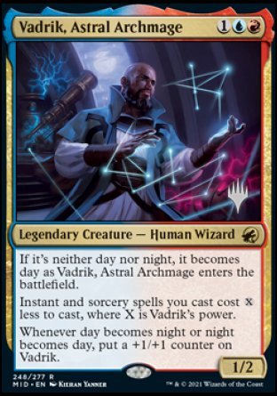 Vadrik, Astral Archmage (Promo Pack) [Innistrad: Midnight Hunt Promos] | Magic Magpie