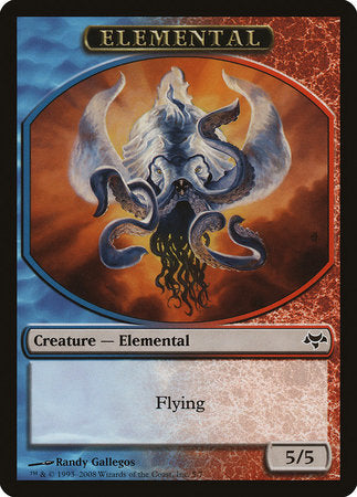 Elemental Token (Blue/Red) [Eventide Tokens] | Magic Magpie