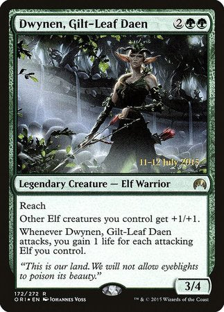 Dwynen, Gilt-Leaf Daen [Magic Origins Promos] | Magic Magpie