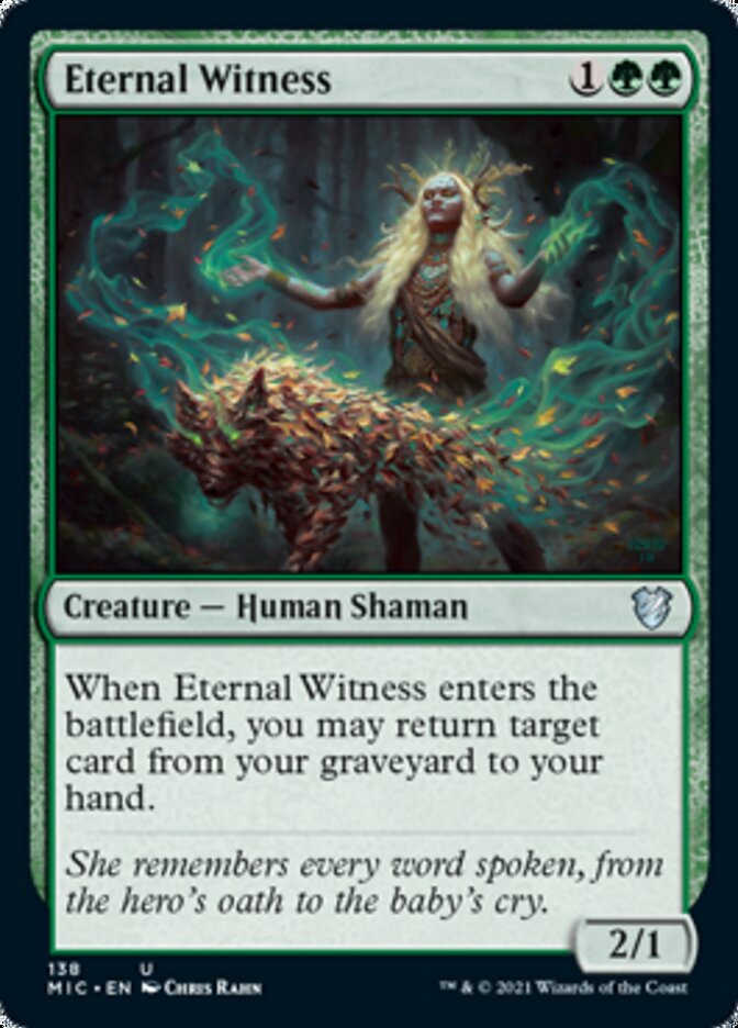 Eternal Witness [Innistrad: Midnight Hunt Commander] | Magic Magpie