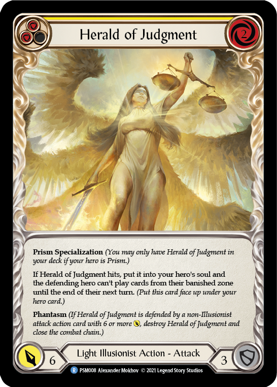 Herald of Judgment [PSM008] (Monarch Prism Blitz Deck) | Magic Magpie