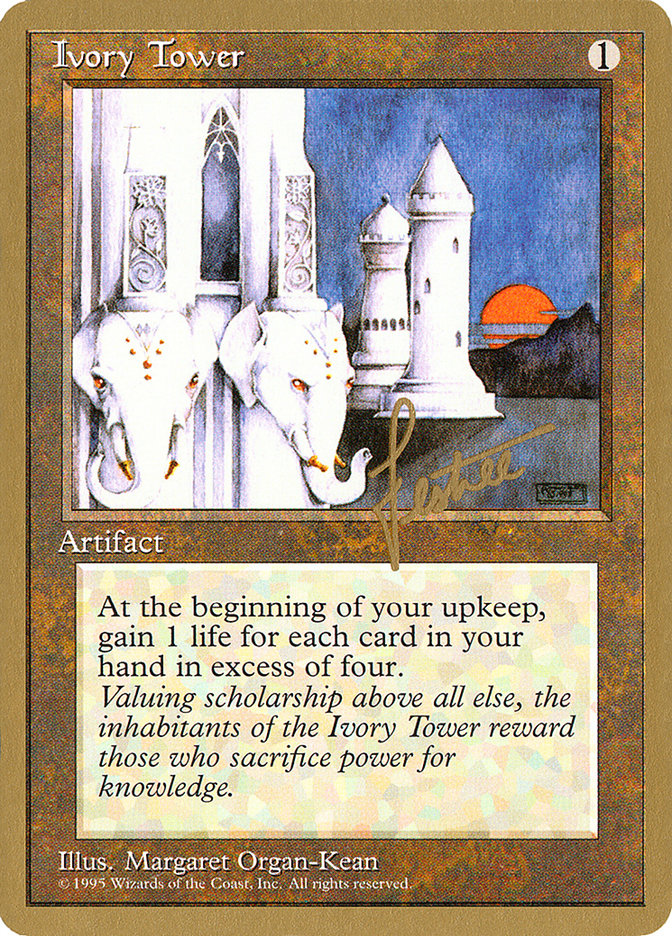 Ivory Tower (Bertrand Lestree) [Pro Tour Collector Set] | Magic Magpie