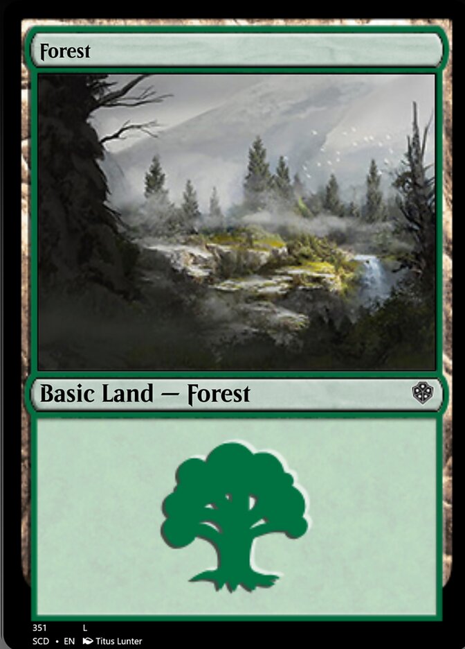 Forest (351) [Starter Commander Decks] | Magic Magpie