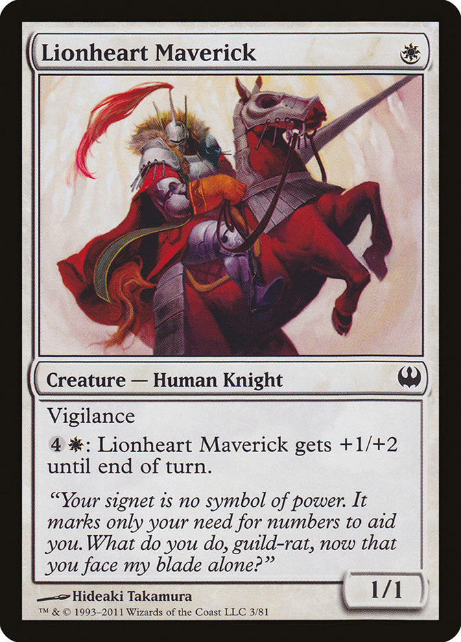 Lionheart Maverick [Duel Decks: Knights vs. Dragons] | Magic Magpie