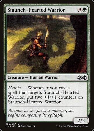 Staunch-Hearted Warrior [Ultimate Masters] | Magic Magpie