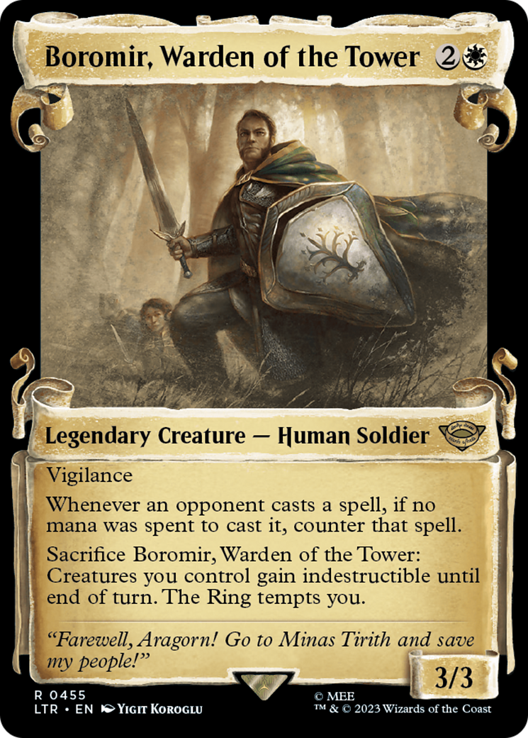 Boromir, Warden of the Tower [The Lord of the Rings: Tales of Middle-Earth Showcase Scrolls] | Magic Magpie