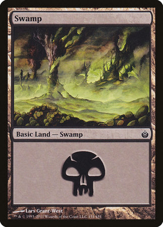 Swamp (151) [Mirrodin Besieged] | Magic Magpie