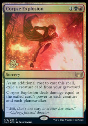 Corpse Explosion [Streets of New Capenna Prerelease Promos] | Magic Magpie