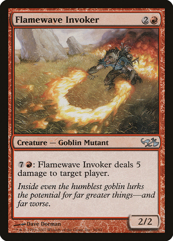 Flamewave Invoker [Duel Decks: Elves vs. Goblins] | Magic Magpie