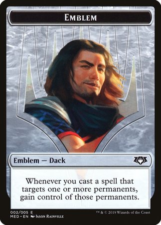 Emblem - Dack Fayden [Mythic Edition Tokens] | Magic Magpie