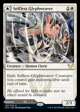 Selfless Glyphweaver // Deadly Vanity [Strixhaven: School of Mages] | Magic Magpie