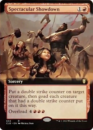 Spectacular Showdown (Extended Art) [Commander Legends: Battle for Baldur's Gate] | Magic Magpie