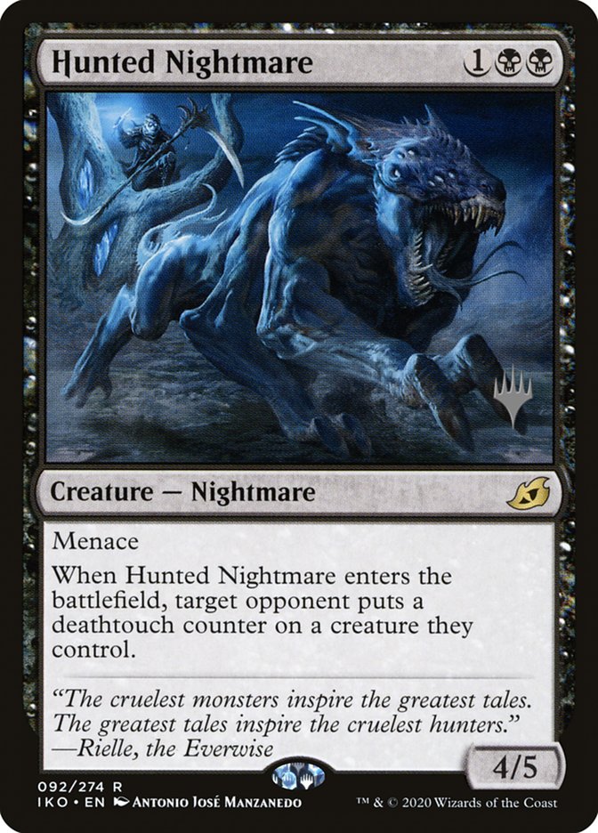 Hunted Nightmare (Promo Pack) [Ikoria: Lair of Behemoths Promos] | Magic Magpie