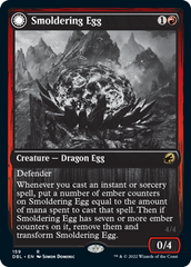 Smoldering Egg // Ashmouth Dragon [Innistrad: Double Feature] | Magic Magpie